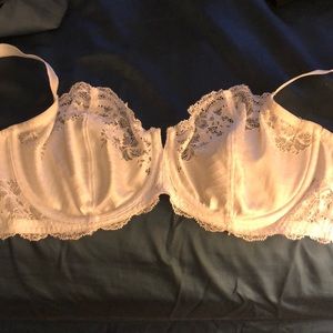 White lace unlined bra-Wacoal brand from Nordstrom